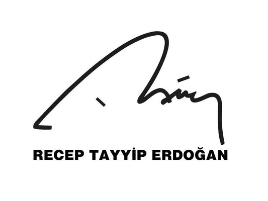Recep Tayip Erdogan Imza